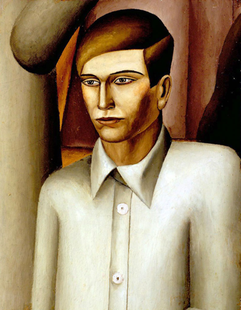 Everett Gee Jackson. Self-Portrait, 1930. Oil on board. 11 1/2 x 9 inches